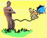 Click his clickthing and you're in!